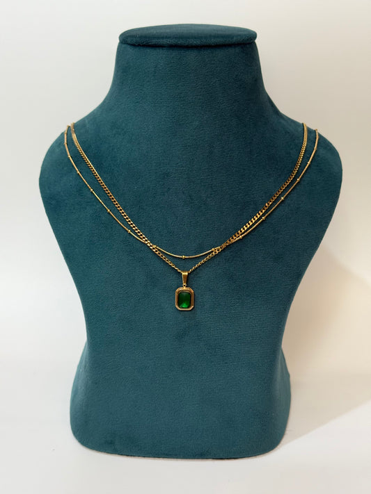 The Emerald Empress Layered Necklace