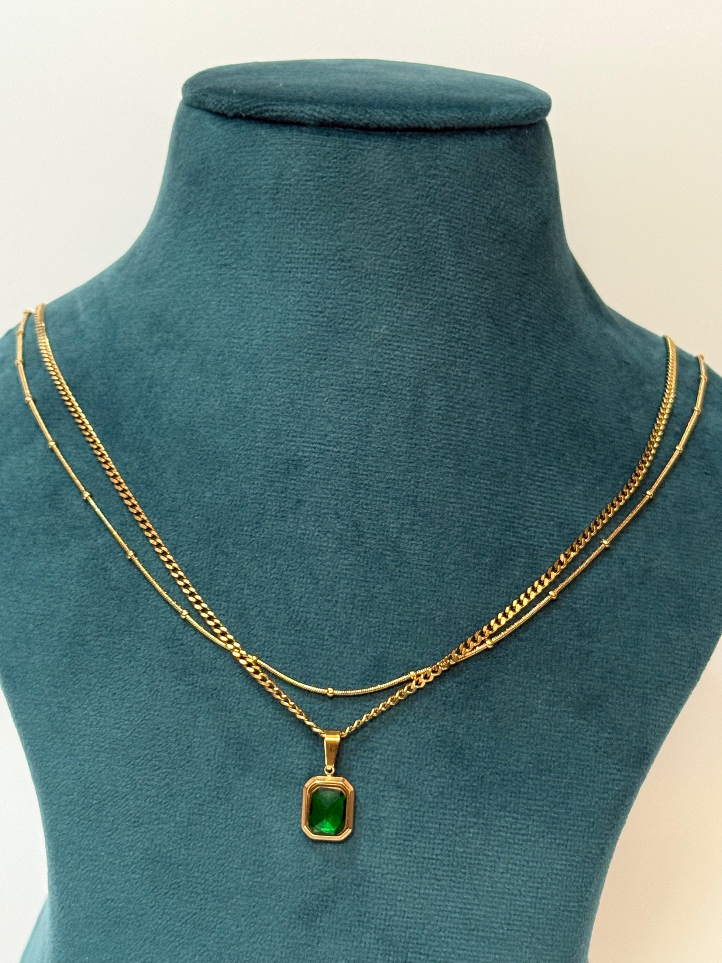 The Emerald Empress Layered Necklace