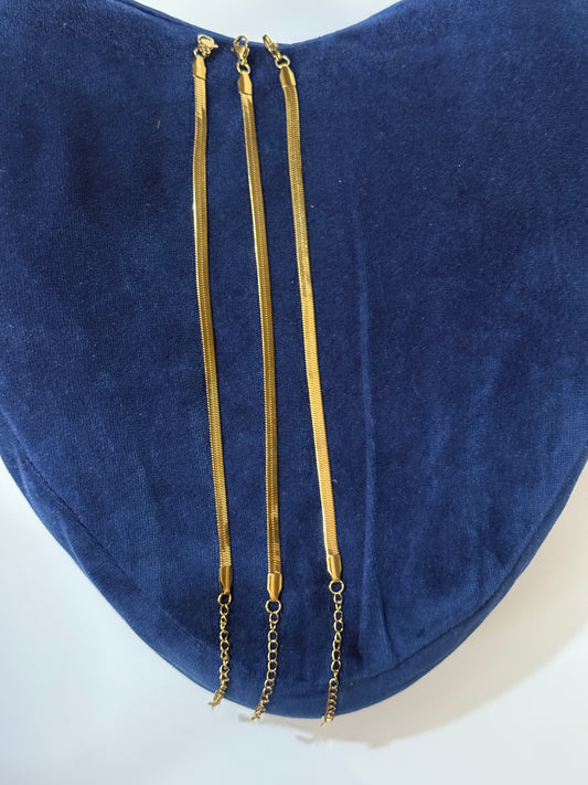 The Liquid Gold Herringbone Bracelet